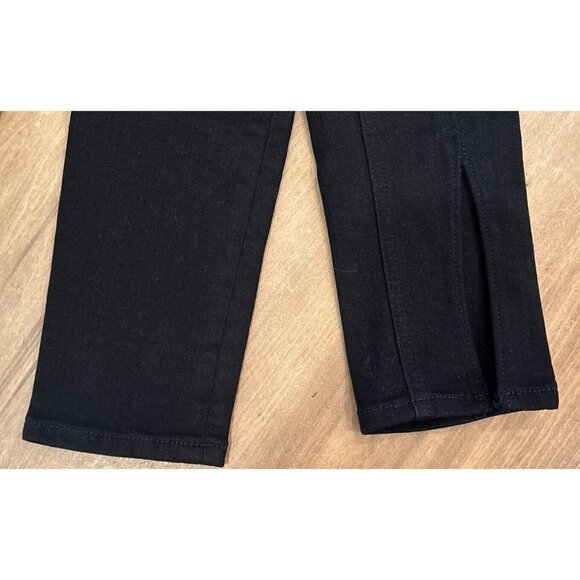 Rag & Bone Womens Jean Black Stretch Denim Skinny Ankle Split Detail Size 24 - Picture 5 of 5